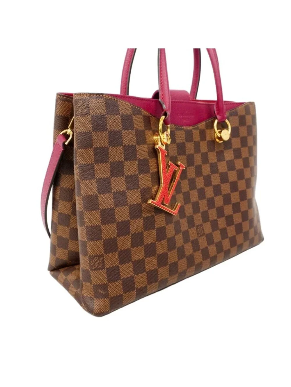 Louis Vuitton Handbag Damier LV Riverside Ebene Redouvent 2-Way